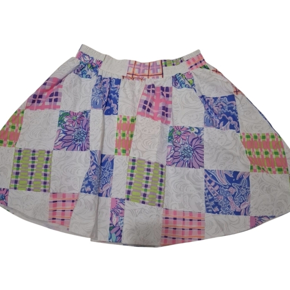 NWT Lilly Pulitzer Dani Patch Me If You Can Floral Skirt Size S - Picture 2 of 6